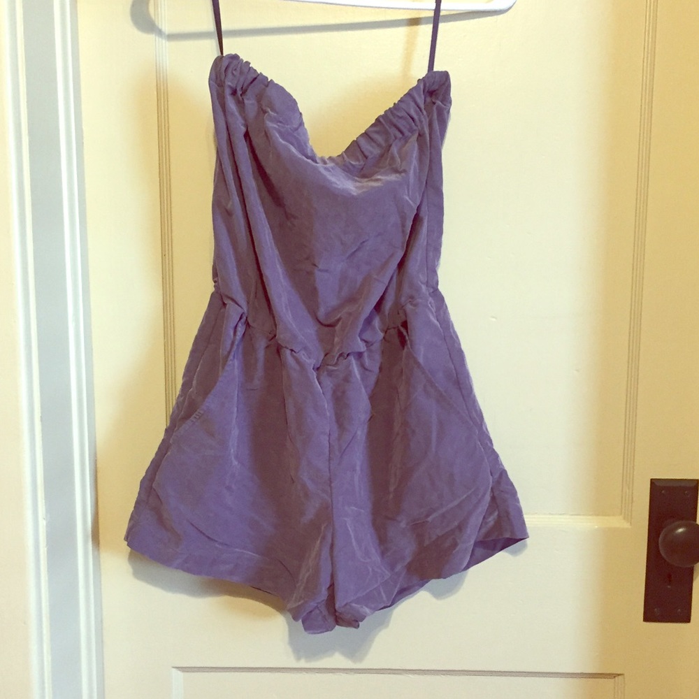 Cute strapless romper Banana Republic